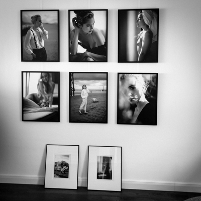 Wie ich die Bilder in meiner Galerie “zero reflection” hänge